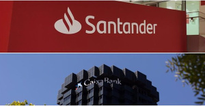 Santander and CaixaBank will turn off their illuminated signs from today at 10:00 p.m.