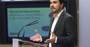 Garzón rejects lowering VAT on food as requested by the PP and defends that supermarkets should moderate prices