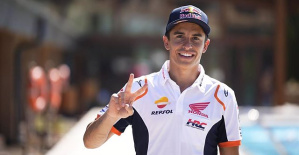 Marc Márquez, declared fit to participate in the Misano MotoGP tests