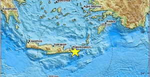 Recorded a 5.1 earthquake on the Greek island of Crete