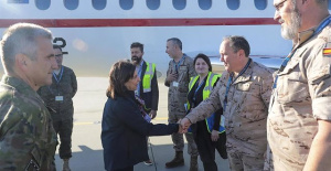 Robles visits the center of Poland from which shipments of weapons and humanitarian aid to Ukraine are distributed