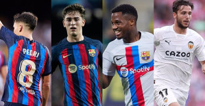 Pedri, Gavi, Ansu Fati and Nico González, among the 20 finalists of the 'Golden Boy 2022'