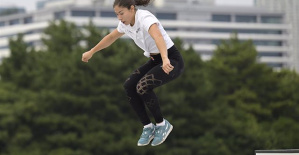 Stefy Navarro is proclaimed runner-up in the world of speed in parkour