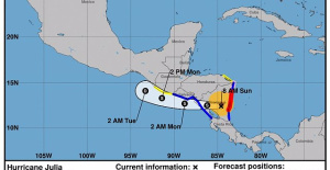 'Julia' makes landfall in Nicaragua as a hurricane