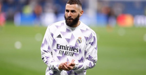 Benzema, low for the game against Getafe