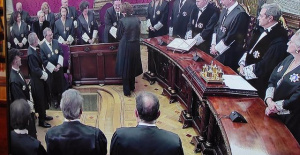 Delgado promises his position before a Supreme Court chaired by Marín Castán and with a Mozo in the background
