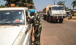 An explosion causes the death of three blue helmets in the Central African Republic