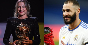 Karim Benzema and Alexia Putellas, outstanding favorites for the Ballon d'Or