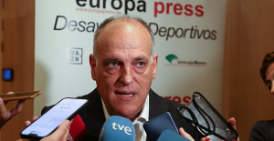 Tebas, on Florentino Pérez: "His ignorance launches proclamations that can kill Madrid and the rest of the clubs"
