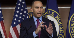 Hakeem Jeffries, elected new leader of the Democrats in the US House of Representatives