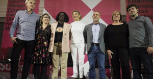 Yolanda Díaz claims that Sumar "is not a complement to anyone" and is "already unstoppable", in full tension with Podemos