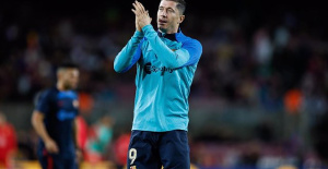 Lewandowski: "The gesture was for Xavi, not for the referee"