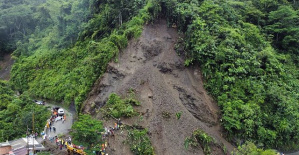 At least three dead and 20 missing in a landslide in Colombia