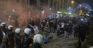 60 arrested in Brussels for the riots after Morocco's move to the semifinals