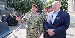 The Belarusian contingent deployed in the southwest of the country advances towards the Ukrainian border