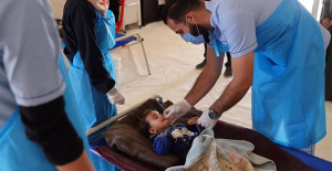 The Syrian government launches a cholera vaccination campaign for more than 350,000 people in the north of the country