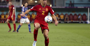 Spain returns to work with Azpilicueta and David Raya on the sidelines