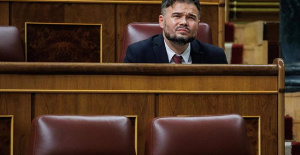 Rufián admits having used the PGE as "lever" to force Sánchez to eliminate sedition