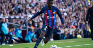 Dembélé has a left thigh injury and aims to be out for four weeks