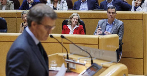 Sánchez and Feijóo hold a face to face in the first debate of the year in the Senate