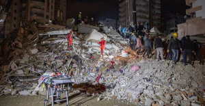 A woman rescued from the rubble 170 hours after the earthquakes in Turkey