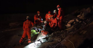 Three people rescued after almost 200 hours trapped under rubble in Turkey