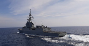Spain deploys the frigate 'Álvaro de Bazán' in northern Europe with NATO