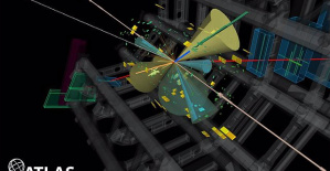 An LHC experiment observes a rare process involving four top quarks, the most massive particles known