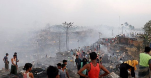 Some 12,000 Rohingya left homeless by fire in refugee camp in Bangladesh