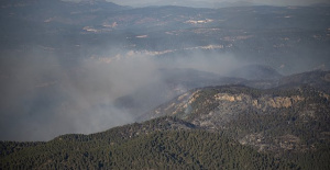 "Very positive" progress in the extinction of the Villanueva de Viver fire after "allied" weather