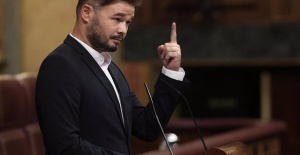 Rufián attacks Díaz: "It is useful to agree on a labor reform to stab those who put you where you are"
