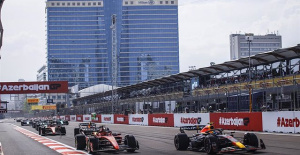 'Checo' Pérez reigns in Baku and Fernando Alonso touches the podium