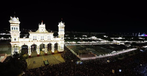 The lighting of the Lighting opens the Fair, which this year celebrates the half century of this festival in Los Remedios