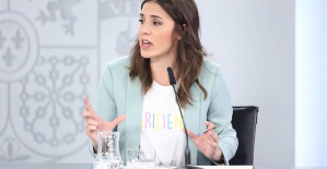 Irene Montero believes that Feijóo wants to "discipline" feminism by proposing to eliminate the Ministry of Equality
