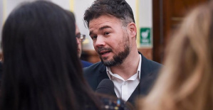 Rufián sees it possible for the PSOE to agree with the PP to "save media hell" with ERC and Bildu