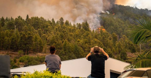 The La Palma fire continues out of control after affecting 4,500 hectares and leaving more than 2,000 evicted