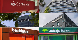 The big bank earns 20% more in the first semester, up to 12,385 million