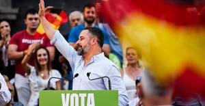 Abascal warns the PP that Vox will not support a government with Teruel Exists in Aragon: "They will have our vote against"