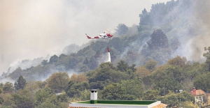 The hectares affected by the fire in Tenerife rise to 8,400 and the wind could "complicate" the night