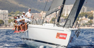 Felipe VI's 'Aifos' prevails in the coastal regatta of the Copa del Rey MAPFRE
