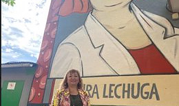 Laura Lechuga already has her mural of Women of Science: "I hope my image serves as an inspiration"