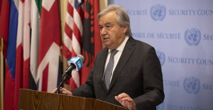 Guterres mourns the loss of 59 UNRWA members in Israeli bombings in Gaza