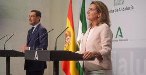 Moreno opens a path of dialogue with Ribera about Doñana and postpones the final debate on the irrigation law