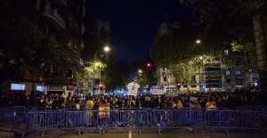About 1,500 attendees demonstrate on the sixteenth day in Ferraz with Miguel Ángel Blanco flags