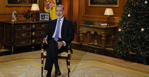 Six million viewers watched Felipe VI's Christmas message, almost 700,000 less than in 2022