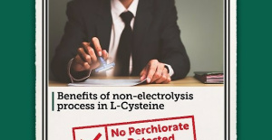 STATEMENT: "No perchlorate, yes without electrolysis"...CJ FNT introduces natural cysteine