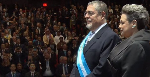 Bernardo Arévalo, sworn in as president of Guatemala after the ceremony was delayed for several hours