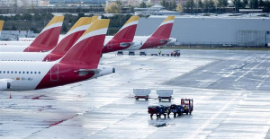 Iberia estimates monitoring of the handling strike at 20.2%, with punctuality of 82%