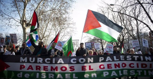 Some 20,000 people demonstrate this Saturday in the capital in support of "the struggle of the Palestinian people"