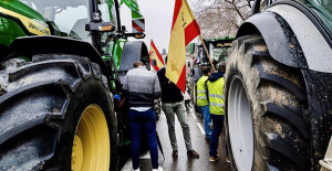 More than 500 tractors and 100 buses will gather this Wednesday in Madrid before the Ministry of Agriculture